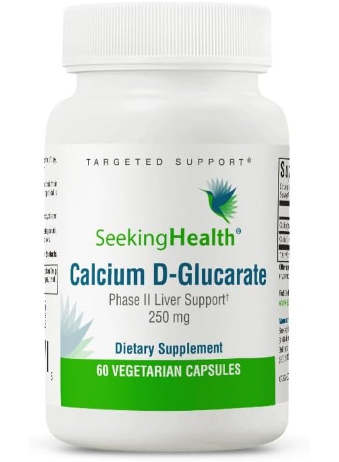Seeking Health Seeking Health Calcium D-Glucarate - 60 vcaps  - Image 1