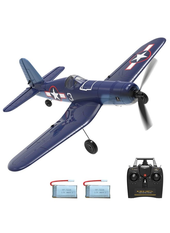 VOLANTEXRC - Rc Plane For Beginners, 4Ch Wwii Rc Airplane F4U Corsair With Aileron, 2.4Ghz Remote Control Plane With Xpilot Self Righting&One Key Aerobatic&Upgraded Canopy (761-8V2 Rtf) - Image 1