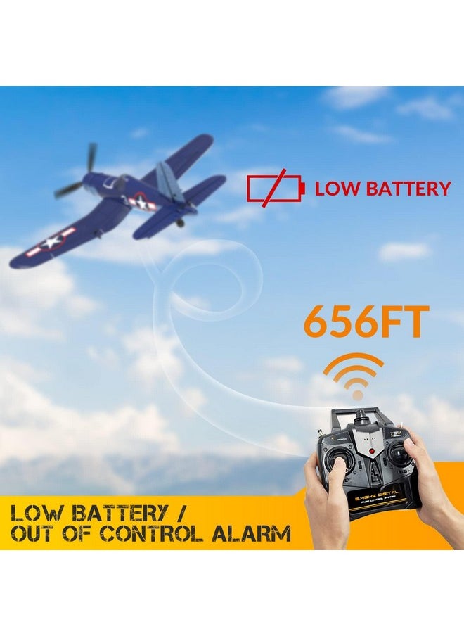 VOLANTEXRC - Rc Plane For Beginners, 4Ch Wwii Rc Airplane F4U Corsair With Aileron, 2.4Ghz Remote Control Plane With Xpilot Self Righting&One Key Aerobatic&Upgraded Canopy (761-8V2 Rtf) - Image 1