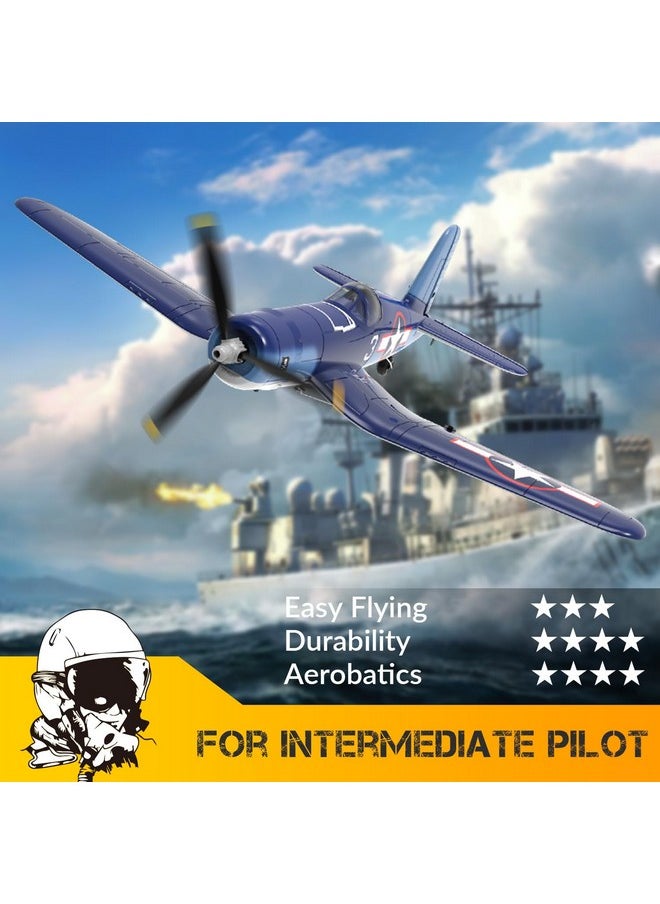 VOLANTEXRC - Rc Plane For Beginners, 4Ch Wwii Rc Airplane F4U Corsair With Aileron, 2.4Ghz Remote Control Plane With Xpilot Self Righting&One Key Aerobatic&Upgraded Canopy (761-8V2 Rtf) - Image 1