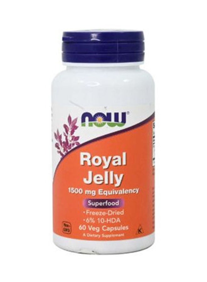 now Royal Jelly 1500 mg Equivalency Superfood 60 Capsule