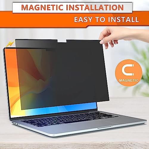 ZOEGAA Privacy Screen for MacBook Air 15 Inch 2023 (M2, A2941), Magnetic Removable Anti Blue Light Filter Compatible With Apple 2023 MacBook Air Laptop with M2 chip: 15.3-inch Liquid Retina Display - Image 5