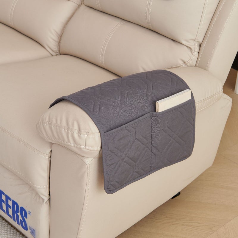 Yi Tong Hong New Cross-Border Sofa Armrest Pad 3-Piece Set with Headrest Pillow and Storage Pocket for Recliner and Sofa - Image 3