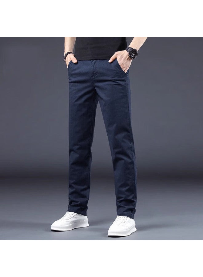 Playboy Men's Casual Pants Autumn Winter New Loose Straight Business Korean Style Trendy Versatile Trousers - Image 2