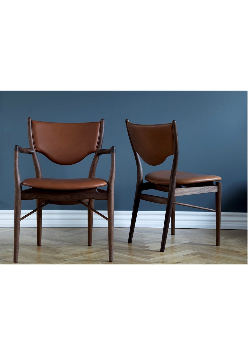 Neo Front Neo Front Armchair PU Leather Dining Chair, Presidential Mid-Century Modern Accent Chair High Resilience Sponge GC029  - Image 5