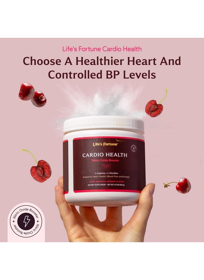 Life's Fortune Life's Fortune L Arginine L Citrulline Supplement Powder - High Potency Nitric Oxide Supplement Booster with Natural Cherry Flavor (20 Servings (Pack of 1)  - Image 1