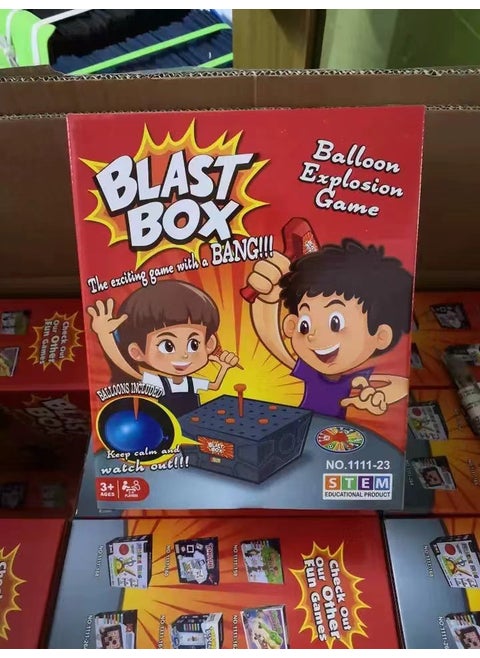 Blast Box Prank Balloon Exploding Stress Relief Game Toy Knock Balloon Box (Original Factory)