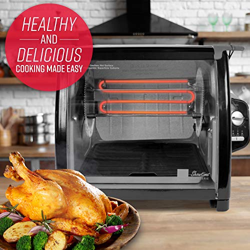 Ronco Modern Rotisserie Oven, Large Capacity (12lbs) Countertop Oven, Multi-Purpose Basket for Versatile Cooking, Easy-to-Use Controls - Image 2