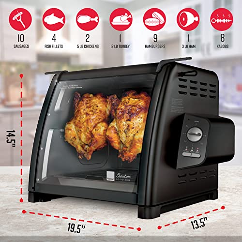 Ronco Modern Rotisserie Oven, Large Capacity (12lbs) Countertop Oven, Multi-Purpose Basket for Versatile Cooking, Easy-to-Use Controls - Image 3