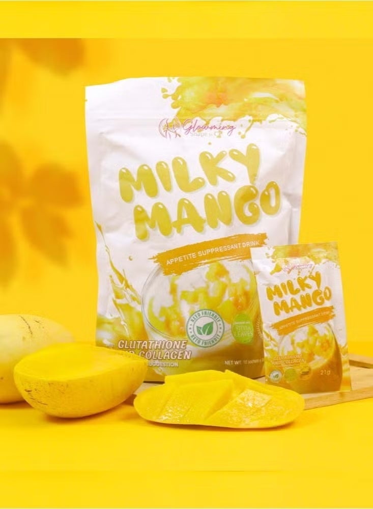 Cc Milky Mango Appetite Suppressant Drink 10 x 20g‏ - Image 1