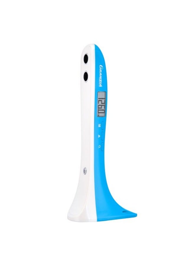 Granzia Mejozar Wireless Body Height Meter Ultrasonic Ranging Technology Digital Monitor with 8-Memory Spaces White and Blue - Image 2