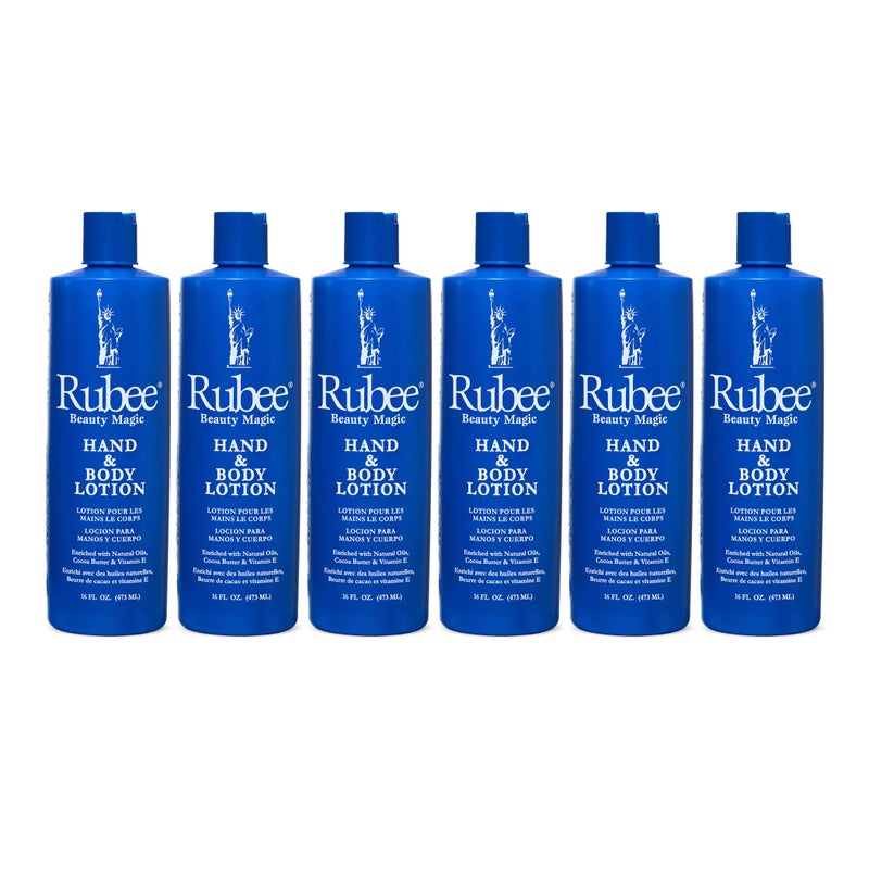 Rubee Beauty Magic Hand  Body Lotion 16 Oz Case of 6