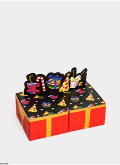 Happy Socks Happy Socks 4-Pack Happy Holiday Socks Gift Set  - Image 2