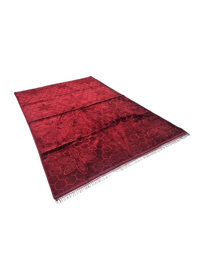 SMART HOME Excellent Velvet Carpets And Rugs, Padded And Soft To The Touch, With Beautiful 3D Patterns A Ground Seating Mat For Trips, Camping, Hiking, And Wilderness, A Luxurious Rug, Size 230X160 Cm - Image 3