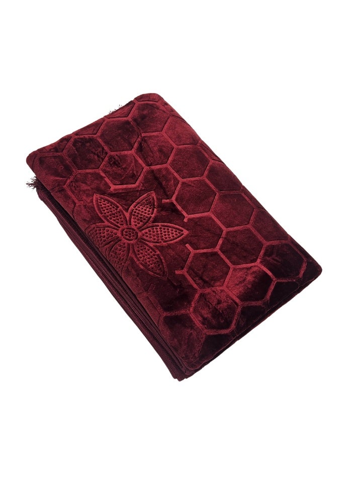 SMART HOME Excellent Velvet Carpets And Rugs, Padded And Soft To The Touch, With Beautiful 3D Patterns A Ground Seating Mat For Trips, Camping, Hiking, And Wilderness, A Luxurious Rug, Size 230X160 Cm - Image 5