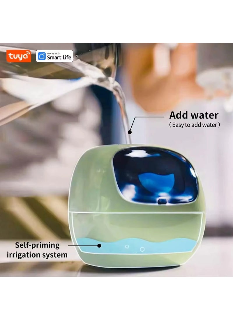Generic - Tuya Ivy Smart Planter,Endless Fun Over 49 Rich Expressions,7 smart sensors,AI Chips Make Raising Plants Easy and Fun(Yellow) - Image 1