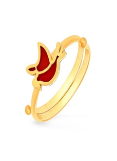 Malabar Gold and Diamonds خاتم من الذهب الأصفر عيار 22 قيراط (916) RG0939344_Y_9 للأطفال  - Image 1