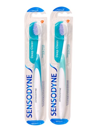 Sensodyne Deep Clean Tooth Brush-Soft (1+1) Multi Color - pzsku/Z8994A9FAB48F091292E1Z/45/1744238632/472e2a5e-a8e1-43cf-82a4-a7a742576c92