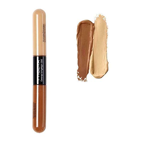 AQUAPURITY PHOERA Sculpt  Highlight Concealer Contour Foundation Oil Control Face Contour Dual Face Shadow Repair Make Up 102 ALMONDLIGHT