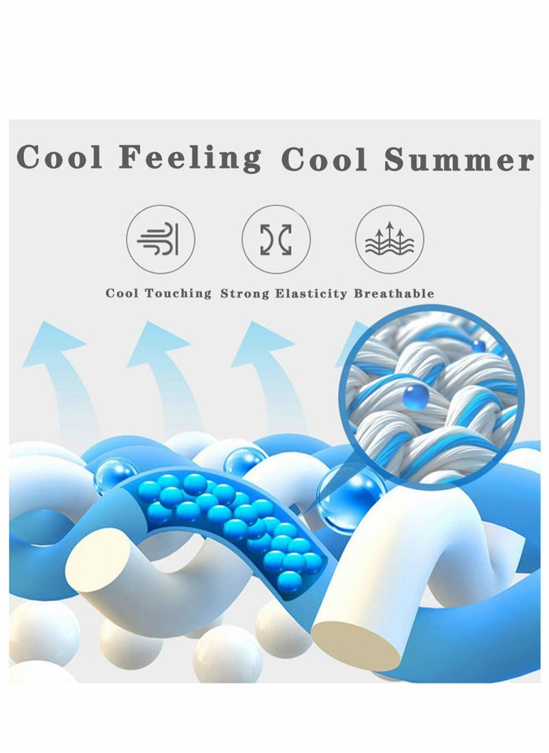 Excefore Fishing Hat, Sun Visors UV Protection Ice Cooling Hats Ponytail Hole with Detachable Neck Flap for Men Women  - Image 3