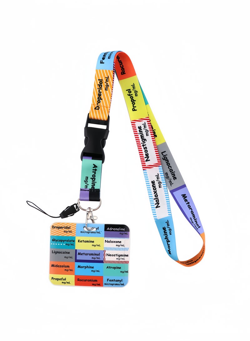 Harse Horizontal ID Card Holder Versatile for Student ID Bus Pass Teacher Badge Nurse ID Doctor ID Kids Card School Access - Image 1