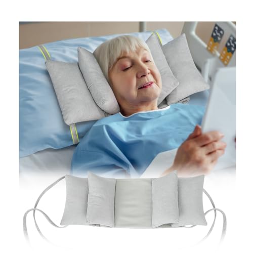 Mistuki Neck Wedge Stabilizer Pillow for Sleeping to Keep Head Straight While Surgery Head Upright Medical Wedge Positioning Bedridden Disabled Elderly Face up Posture Corrector Headrest - Image 1
