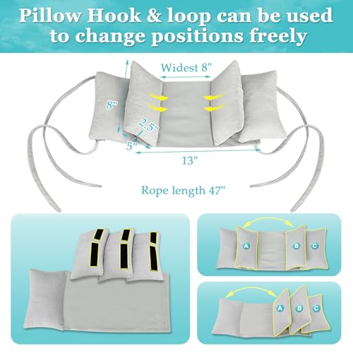 Mistuki Neck Wedge Stabilizer Pillow for Sleeping to Keep Head Straight While Surgery Head Upright Medical Wedge Positioning Bedridden Disabled Elderly Face up Posture Corrector Headrest - Image 2