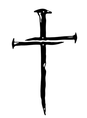 RESACO Wall Cross Jesus Crosses Wall Decor Religious Metal Wall Art Minimalist Decorations for Church Home Office Baptism Decor Gift for a Christian - Image 4