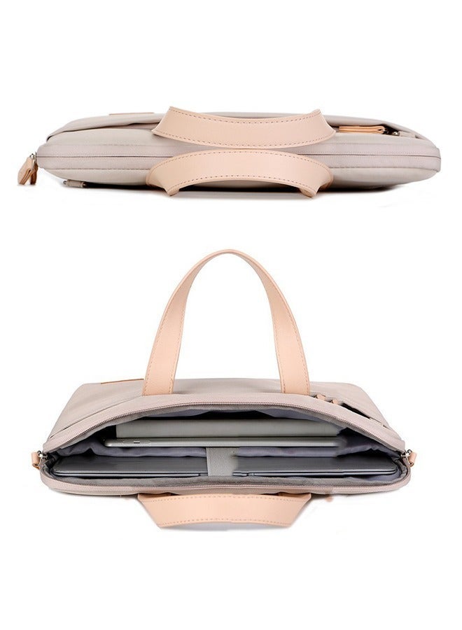 DUNISO 14 Inch Laptop Bag Lightweight Computer Bag Travel Business Briefcase Water Resistance Shoulder Messenger Bag for Men and Women Work Office - Image 5