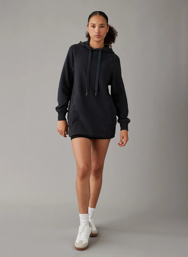 American Eagle Hooded Sweatshirt Dress