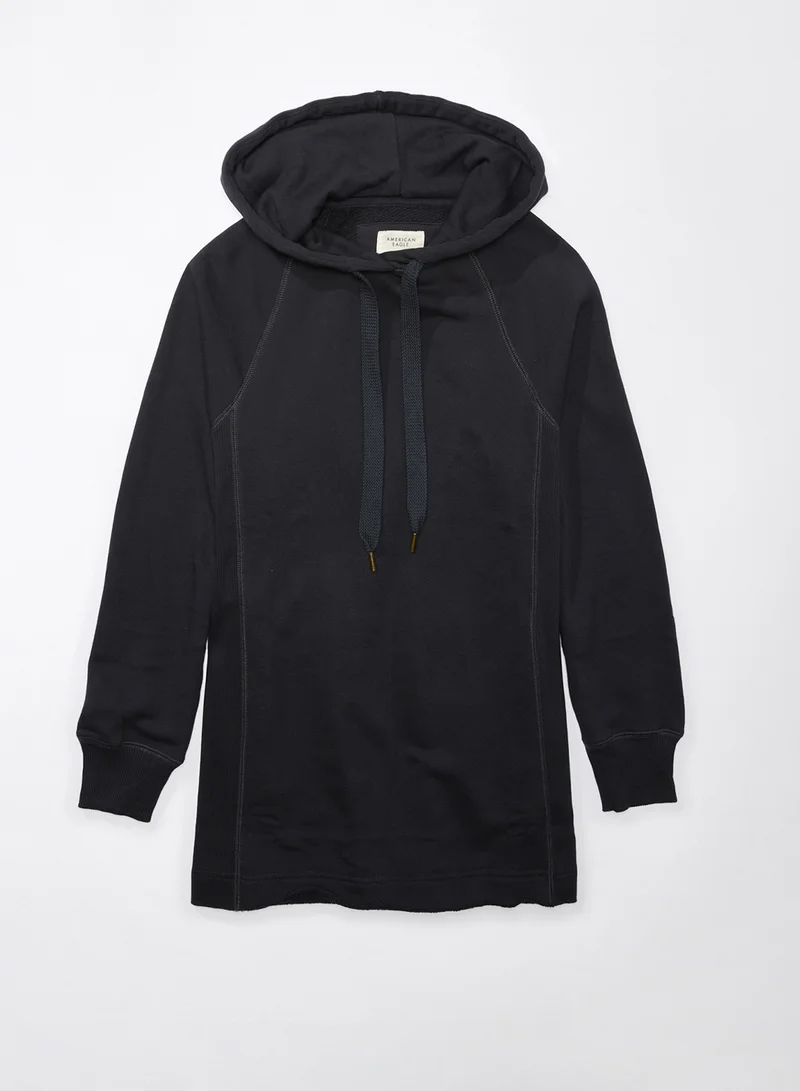 American Eagle Hooded Sweatshirt Dress