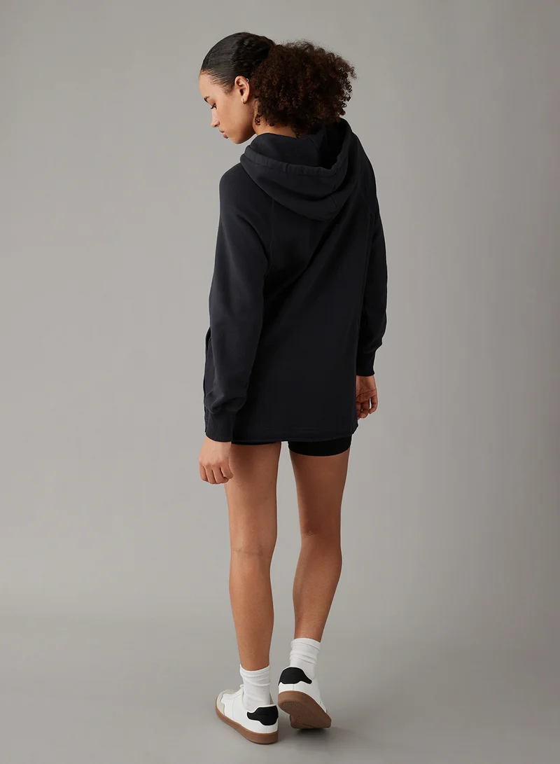 American Eagle Hooded Sweatshirt Dress
