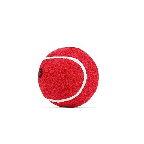 Cosco Cotton Tuff Cricket Tennis Ball (Pack of 6, Red) - Image 2