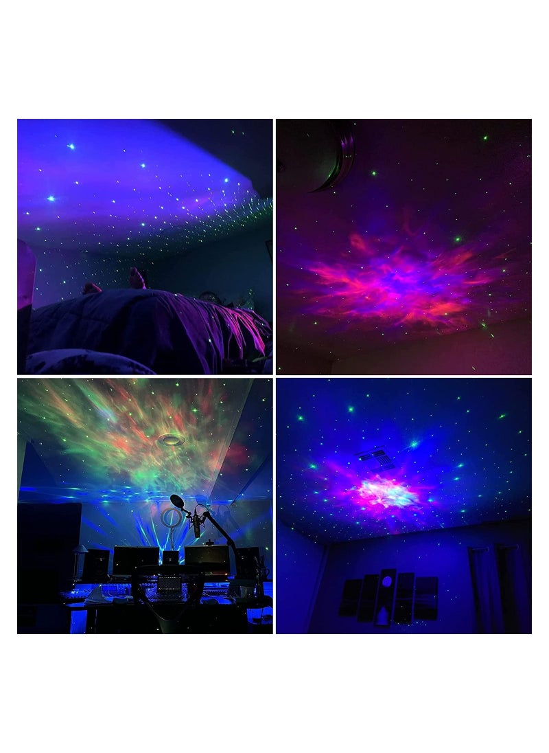 Cool Baby COOLBABY Galaxy Projector, Star Projector Galaxy Light, Night Light for Kids Bedroom Ceiling Gaming Room Decor, Mini Cute with Remote Control, Sky Starry Nebula Aurora Lamp(White 2nd Version)  - Image 3