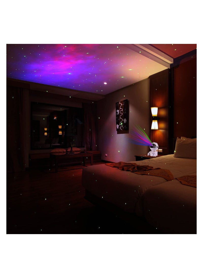 Cool Baby COOLBABY Galaxy Projector, Star Projector Galaxy Light, Night Light for Kids Bedroom Ceiling Gaming Room Decor, Mini Cute with Remote Control, Sky Starry Nebula Aurora Lamp(White 2nd Version)  - Image 5