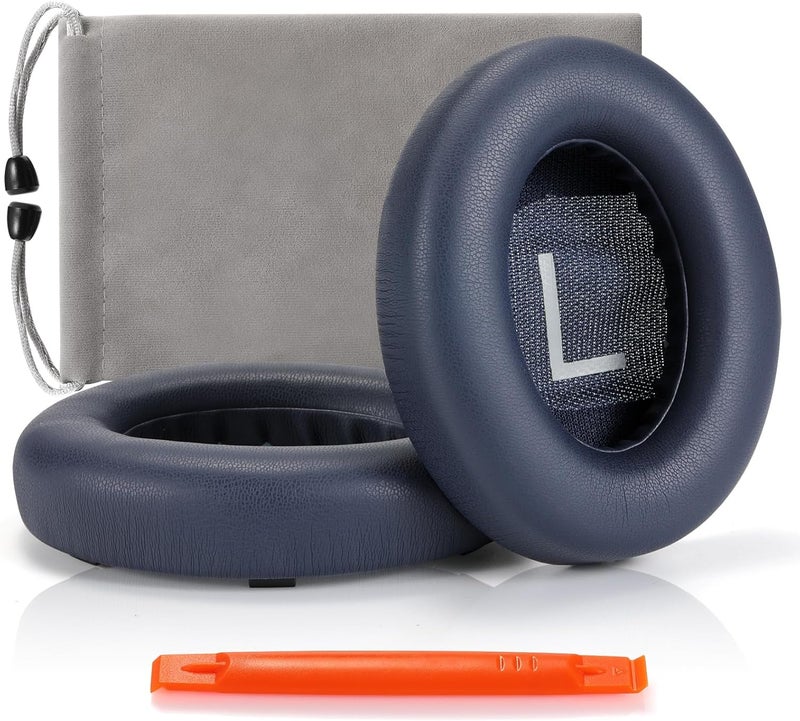 Cypher.V وسادات أذن بديلة، غطاء وسادات للأذن لسماعات Bose 700 المانعة للضوضاء NC700 فوق الأذن (أزرق بحري) - Image 1