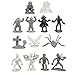 SCS Direct Monster Action Figure Set 100pc Horror Toy Figure from Dracula to Frankenstein to Giant Spiders Perfect for Cake Toppers Party Favors Decorations RPG Role Playing Games Fully Paintable - Image 2