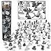 SCS Direct Monster Action Figure Set 100pc Horror Toy Figure from Dracula to Frankenstein to Giant Spiders Perfect for Cake Toppers Party Favors Decorations RPG Role Playing Games Fully Paintable - Image 4