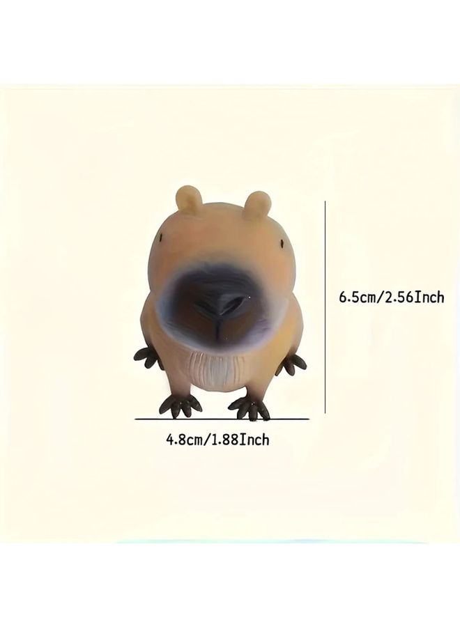 Capybara Squeeze Toy 1pc Quick Bounce Durable Unique Animal For Party Favor Holiday Gift - Image 3
