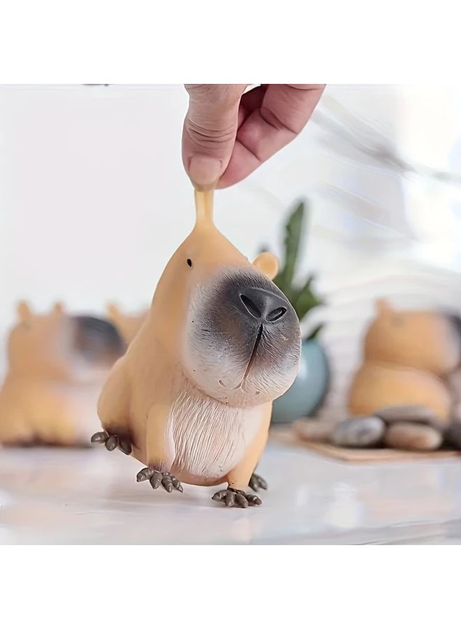 Capybara Squeeze Toy 1pc Quick Bounce Durable Unique Animal For Party Favor Holiday Gift - Image 1