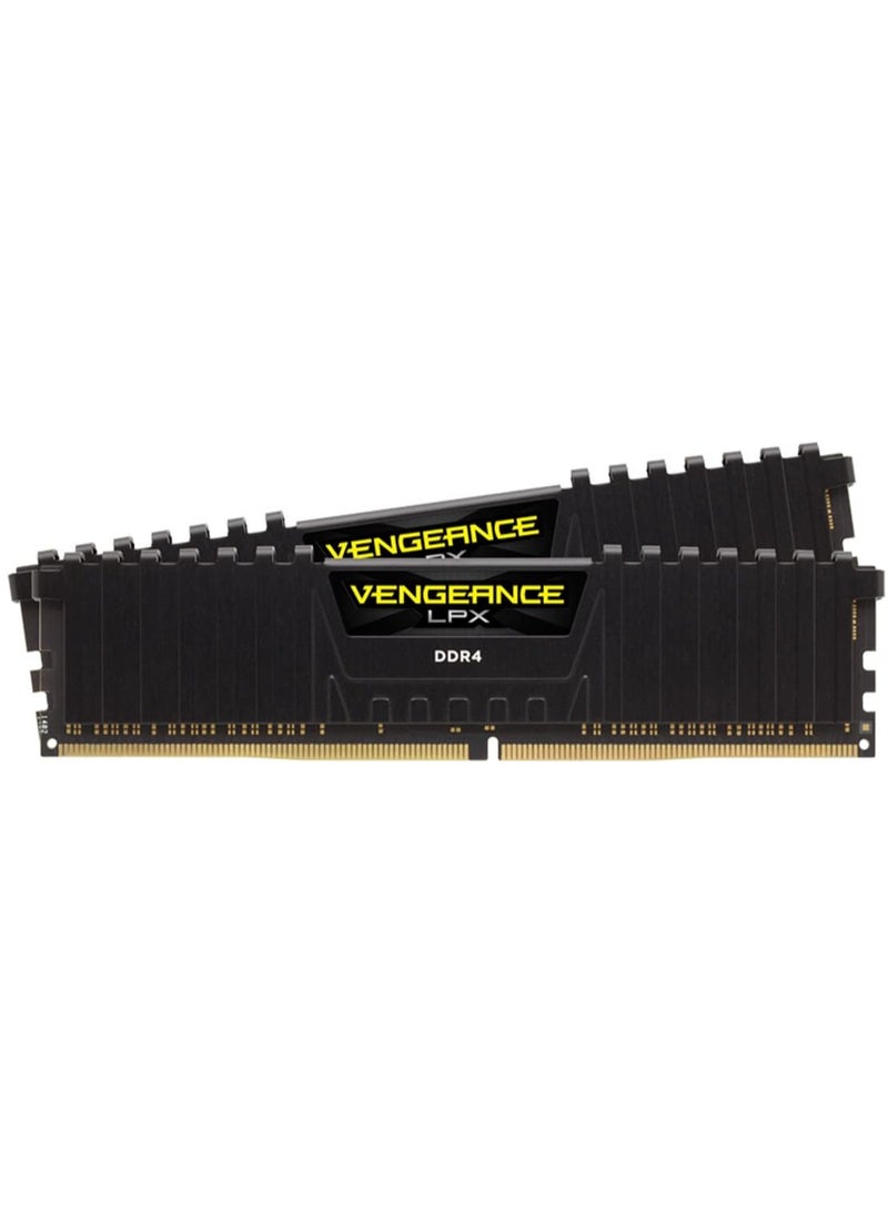 كورسير Vengeance LPX 32 جيجا بايت (2 × 16 جيجا بايت) DDR4 3200 ميجا هرتز C16، مجموعة ذاكرة الوصول العشوائي المكتبية عالية الأداء - Image 1