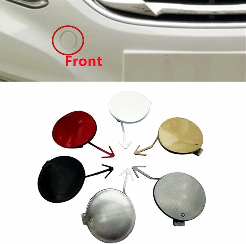 QASULER Front Bumper Tow Hook Eye Cover Cap for Hyundai Sonata - Image 3