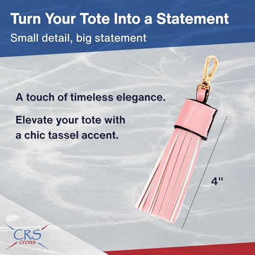 CRS Cross Rink Side Tote Ice Skating Accessory BagFigure Skating Roller Inline Skaters Dance CheerOrganizes Guards Water Bottle Phone Style Set Shimmer Pink - Image 3