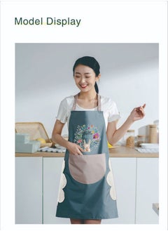 Happy Home Adjustable Waterproof Kitchen Cooking Apron Multicolor  - Image 2