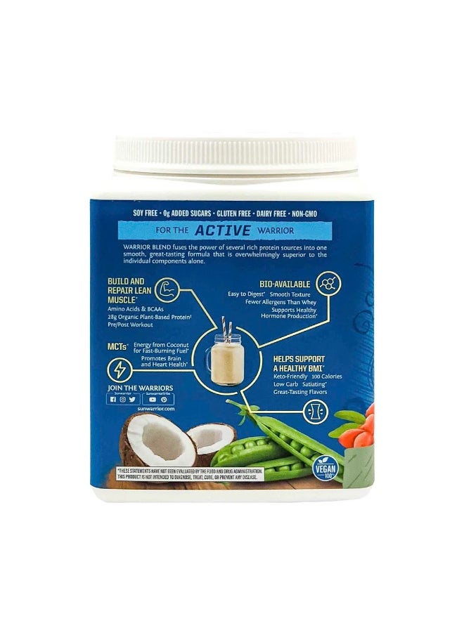 Sunwarrior Sunwarrior Warrior Blend Organic Plant-Based Protein Powder – Unflavored, Vegan, 375g  - Image 4