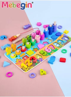 Wooden Toddler Toys, Magnetic Fishing Game, Number Puzzle Shape Sorter and Matching Game, Educational Learning Toy, Multifunctional Montessori Toy, Parent-Child Interaction, Ideal Gift for Kids - pzsku/Z89958BCF0FACC1169E7DZ/45/_/1676458031/e9b2e4b2-3639-4714-8a45-6a2905b4ec19