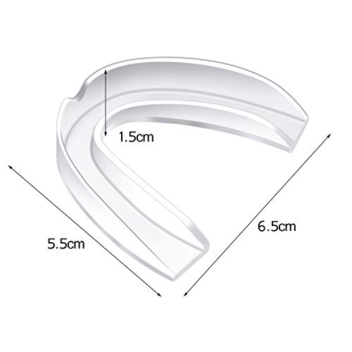 BBTO 20 Pieces Sports Mouth Guard Boxing Mouth Protection Athletic Mouthpiece for Football Basketball Hockey Karate Rugby MatchTransparent ColorAdult 11 yrs Above - Image 3