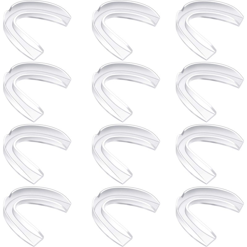 BBTO 20 Pieces Sports Mouth Guard Boxing Mouth Protection Athletic Mouthpiece for Football Basketball Hockey Karate Rugby MatchTransparent ColorAdult 11 yrs Above - Image 2