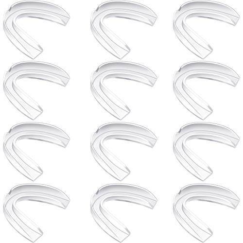 BBTO 20 Pieces Sports Mouth Guard Boxing Mouth Protection Athletic Mouthpiece for Football Basketball Hockey Karate Rugby MatchTransparent ColorAdult 11 yrs Above - Image 1