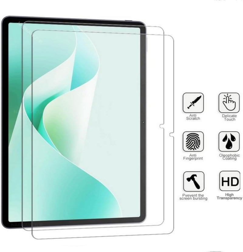 سكيدو SKEIDO حزمة واحدة لجهاز Huawei MatePad 11.5 S 2024 مقاس 11.5 بوصة (DMG-W00 TGR-W10) زجاج مقسى للشاشة بصلابة 9H مضاد للخدش وواقي شفاف للجهاز اللوحي - Image 2